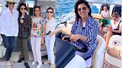 Neetu Kapoor is on a vacation with her friends.&nbsp;