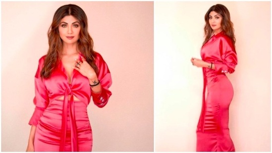 Sharing another still, she wrote, "Mood: It’s my 𝐜𝐫𝐚𝐲 or the highway."(Instagram/@theshilpashetty)