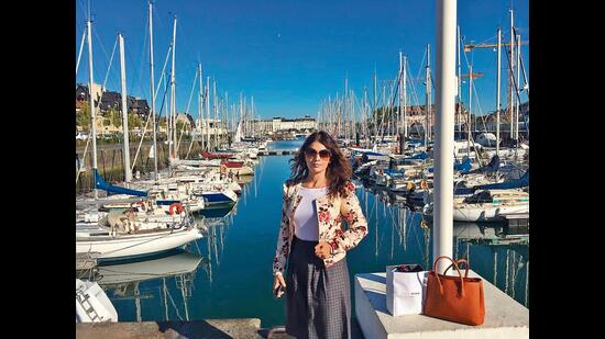 Designer Shruti Sancheti at Deauville Trouville in France