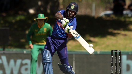 Cricket - First One Day International - South Africa v India - Boland Park, Paarl, South Africa - January 19, 2022 India's Shikhar Dhawan in action REUTERS/Sumaya Hisham(REUTERS)