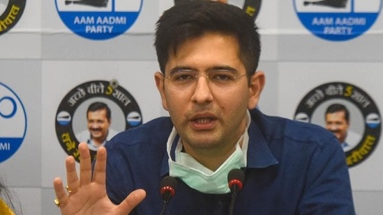 AAP leader Raghav Chadha.