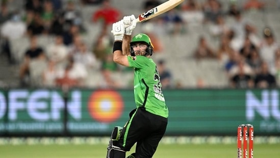 Glenn Maxwell of Melbourne Stars in action against Hobart Hurricanes.(Twitter/BBL)