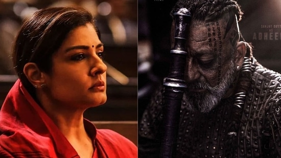 Sanjay Dutt and Raveena Tandon will now be seen in KGF Chapter 2. Sanjay Dutt and Raveena Tandon will now be seen in KGF Chapter 2.