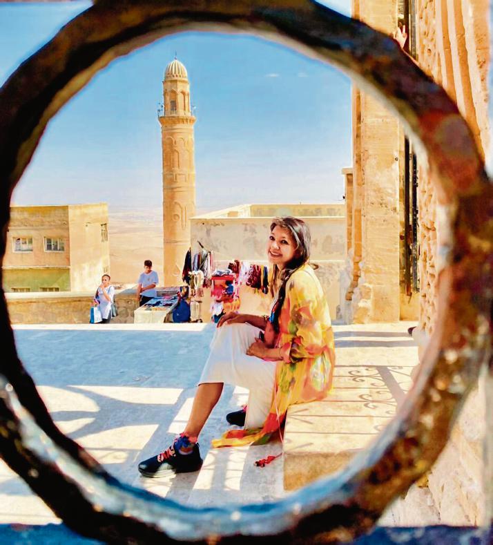 Designer Anupamaa Dayal in Mardin, South East Anatolia Designer Anupamaa Dayal in Mardin, South East Anatolia
