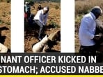 PREGNANT OFFICER KICKED IN THE STOMACH; ACCUSED NABBED