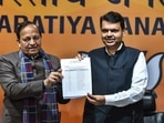 BJP leader Arun Singh and BJP Goa election in-charge Devendra Fadnavis announce the list of party candidates for Goa assembly polls, at BJP HQ in New Delhi, (PTI) BJP leader Arun Singh and BJP Goa election in-charge Devendra Fadnavis announce the list of party candidates for Goa assembly polls, at BJP HQ in New Delhi, (PTI)