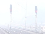 The dense fog affected movement of trains headed to Delhi. The dense fog affected movement of trains headed to Delhi.