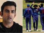 Gautam Gambhir (L) pointed out a major flaw in captaincy during 1st ODI.(Getty/AP) Gautam Gambhir (L) pointed out a major flaw in captaincy during 1st ODI.(Getty/AP)
