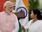 Prime Minister Narendra Modi with West Bengal chief minister Mamata Banerjee. (File Photo / HT) Prime Minister Narendra Modi with West Bengal chief minister Mamata Banerjee. (File Photo / HT)