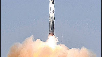 The new variant of BrahMos supersonic cruise missile successfully test-fired from Chandipur on Thursday (PTI) The new variant of BrahMos supersonic cruise missile successfully test-fired from Chandipur on Thursday (PTI)