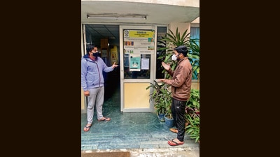 IIT Delhi hostellers have Covid testing and isolation facilities on their campus. IIT Delhi hostellers have Covid testing and isolation facilities on their campus.
