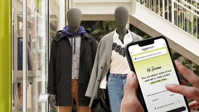 Amazon.com Inc's upcoming physical fashion store and app are seen in this handout image obtained January 19, 2022. (Amazon.com Inc via REUTERS)