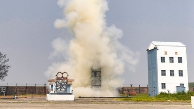 BrahMos is the main weapon system of the Indian Navy warships and have been deployed on almost all of its surface platforms. (PTI) BrahMos is the main weapon system of the Indian Navy warships and have been deployed on almost all of its surface platforms. (PTI)