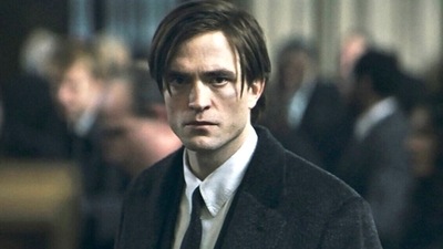 Robert Pattinson as Bruce Wayne in The Batman. Robert Pattinson as Bruce Wayne in The Batman.