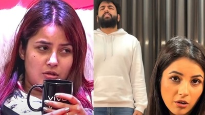 Shehnaaz Gill and Yashraj Mukhate in the music video Boring Day. Shehnaaz Gill and Yashraj Mukhate in the music video Boring Day.