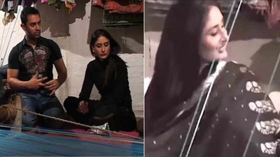 Aamir Khan gifted a chanderi saree to Kareena Kapoor once.