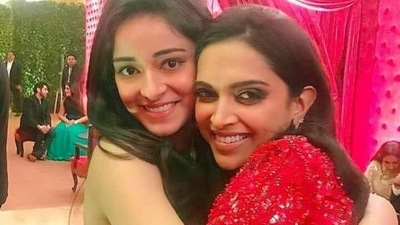 Deepika Padukone calls Ananya Panday her ‘baby sister.’ Deepika Padukone calls Ananya Panday her ‘baby sister.’