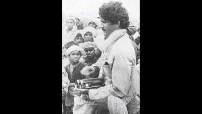 The image of the entrepreneur was posted on Twitter. (Twitter/@anandmahindra) The image of the entrepreneur was posted on Twitter. (Twitter/@anandmahindra)