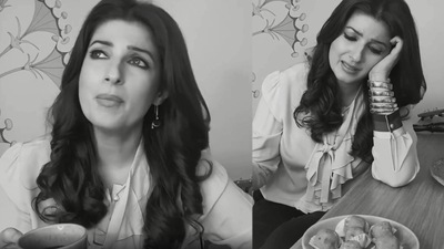 Twinkle Khanna has shared a funny video on Instagram. Twinkle Khanna has shared a funny video on Instagram. 