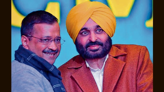 Though Mann got a lead of 24,071 votes in the 2019 parliamentary elections from Dhuri assembly segment, Goldy had bagged the seat by a margin of 2,811 votes over his nearest rival AAP’s Jasbir Singh Sekhon in 2017. (PTI)