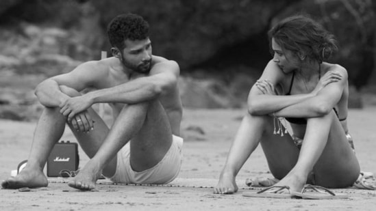 Deepika Padukone and Siddhant Chaturvedi in a still from Gehraiyaan.