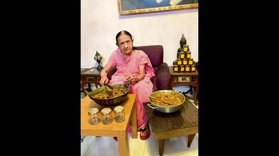Delhiite Usha Gupta has taken to making pickles, to help the Covid positive patients, after she lost her husband to Covid-19 in 2021.