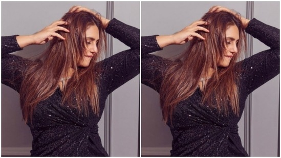 The midriff-baring short dress came with full sleeves and a wrap-around detail at the waist.(Instagram/@iamhumaq)