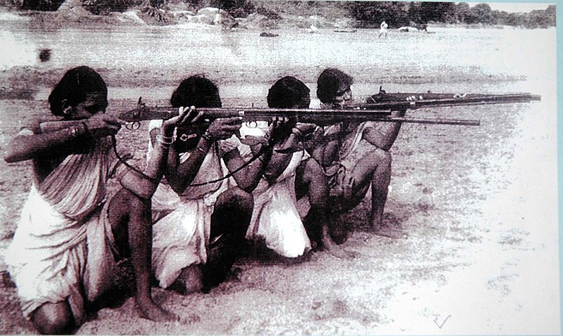 Guerrillas of the Telangana armed struggle (CPI(M) archives via Wikimedia Commons) Guerrillas of the Telangana armed struggle (CPI(M) archives via Wikimedia Commons)