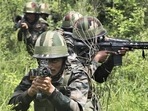 Indian Army soldiers are on high alert and keeping a strict vigil along the Line of Control. (Representational image) Indian Army soldiers are on high alert and keeping a strict vigil along the Line of Control. (Representational image)