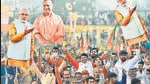 BJP supporters at a rally of UP chief minister Yogi Adityanath in Allahabad on December 26. The party on Friday released its second list of candidates for the upcoming assembly elections. (AFP) BJP supporters at a rally of UP chief minister Yogi Adityanath in Allahabad on December 26. The party on Friday released its second list of candidates for the upcoming assembly elections. (AFP)