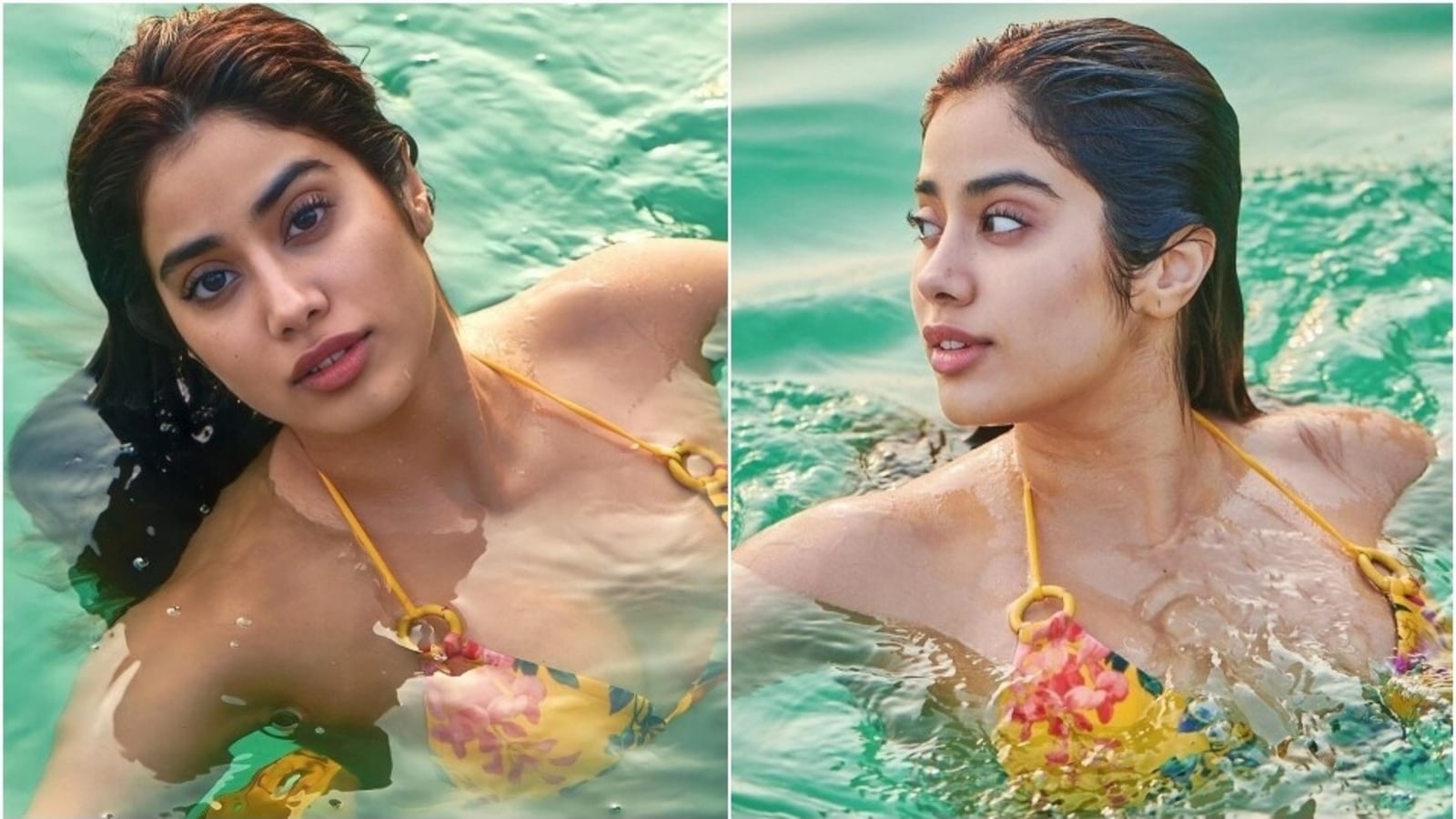 Janhvi Kapoor's bold swimsuit for taking a dip in the pool is ...