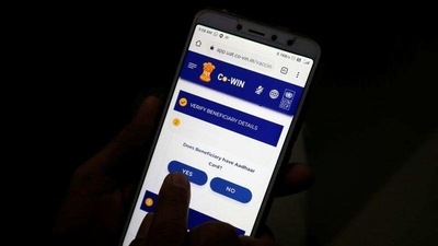 The Co-WIN web portal serves as the central government platform for coronavirus disease (Covid-19) vaccination. (File Photo) The Co-WIN web portal serves as the central government platform for coronavirus disease (Covid-19) vaccination. (File Photo)
