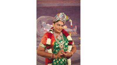 More film references. Revathi embodied Andal, from the 1968 Tamil film Thirumal Perumal. In the film, Andal, who is a reincarnation of Lakshmi, wins over Vishnu with her devotion. (Photo courtesy Jaisingh Nageswaran) More film references. Revathi embodied Andal, from the 1968 Tamil film Thirumal Perumal. In the film, Andal, who is a reincarnation of Lakshmi, wins over Vishnu with her devotion. (Photo courtesy Jaisingh Nageswaran)