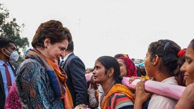 Congress general secretary Priyanka Gandhi Vadra made key announcements and released a women’s manifesto, listing promises, much before the Uttar Pradesh assembly election schedule was declared. (FILE PHOTO) Congress general secretary Priyanka Gandhi Vadra made key announcements and released a women’s manifesto, listing promises, much before the Uttar Pradesh assembly election schedule was declared. (FILE PHOTO)