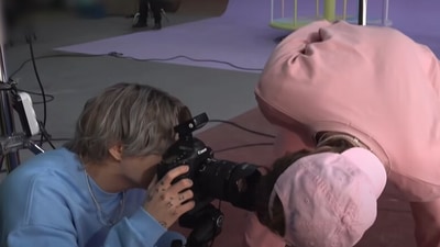 BTS members Jin and Jungkook’s camaraderie in a new behind-the-scenes video won fans’ hearts.