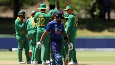 Cricket - Second One Day International - South Africa vs India - Boland Park, Paarl, South Africa - January 21, 2022 India's Virat Kohli walks after losing his wicket REUTERS/Sumaya Hisham (REUTERS)