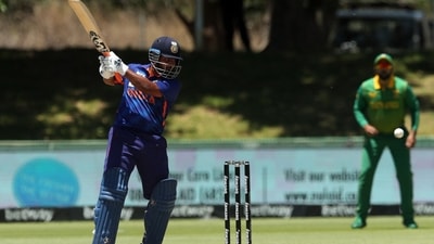Cricket - Second One Day International - South Africa vs India - Boland Park, Paarl, South Africa - January 21, 2022 India's Rishabh Pant in action REUTERS/Sumaya Hisham (REUTERS)