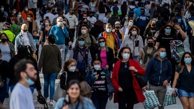People wearing face masks to protect against the spread of coronavirus. (AP) People wearing face masks to protect against the spread of coronavirus. (AP)