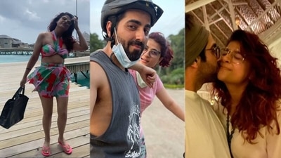 Ayushmann Khurrana shared a video montage on wife Tahira Kashyap's birthday. Ayushmann Khurrana shared a video montage on wife Tahira Kashyap's birthday.