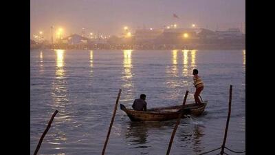 The Saraswati forms the Hindu holy triumvirate along with the Ganga and Yamuna, and the hypothetical confluence of these three rivers in Prayagraj is the source of humanity’s biggest gathering every 12 years during the Kumbh Mela. (Representative photo) The Saraswati forms the Hindu holy triumvirate along with the Ganga and Yamuna, and the hypothetical confluence of these three rivers in Prayagraj is the source of humanity’s biggest gathering every 12 years during the Kumbh Mela. (Representative photo)