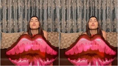 The Bade Achhe Lagte Hain actor captioned the post, "Not your [Lollipop]." It garnered several likes and comments from her fans. Her husband and singer, Rahul Vaidya, also reacted to the photos. He dropped a like on the post, which has more than 1 lakh likes. (Instagram/@dishaparmar)