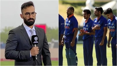 Dinesh Karthik (L) spoke in detail about Indian star's ability to perform under pressure. (Getty/REUTERS) Dinesh Karthik (L) spoke in detail about Indian star's ability to perform under pressure. (Getty/REUTERS)