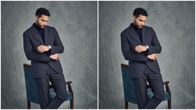 For footwear, Siddhant opted for dark maroon loafers as he posed for the pictures. (Instagram/@siddhantchaturvedi)