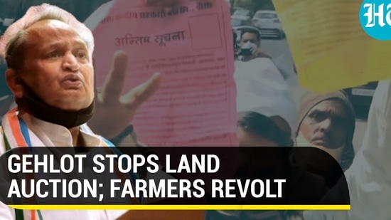 'Cong misleading us': Angry farmers protest against Gehlot