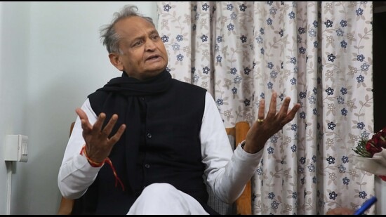 Rajasthanchief minister Ashok Gehlot quoted Sardar Patel in his letter to Prime Minister Narendra Modi against the proposed changes in central deputation rules for the IAS and the other two All India Services, IPS and IFoS. (HT File Photo/Himanshu Vyas) Rajasthanchief minister Ashok Gehlot quoted Sardar Patel in his letter to Prime Minister Narendra Modi against the proposed changes in central deputation rules for the IAS and the other two All India Services, IPS and IFoS. (HT File Photo/Himanshu Vyas)