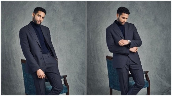 Siddhant Chaturvedi is currently busy with the promotions of his upcoming film Gehraiyaan. On Friday, the actor shared a slew of pictures of his look from the promotions and they are making fashion lovers scurry to take notes on how to merge formal and dapper looks like him. Needless to say, we are smitten.(Instagram/@siddhantchaturvedi)
