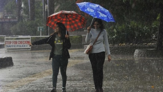 The weather department has predicted rain in parts of Rajasthan during the next two days due to the influence of a new western disturbance.. (HT File Photo)