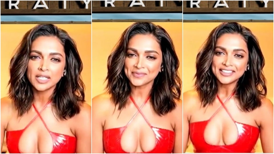 Deepika Padukone in a Miló Maria's Spring 2022 dress. (Twitter) Deepika Padukone in a Miló Maria's Spring 2022 dress. (Twitter)