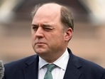 Britain's Foreign Office on Saturday advised against all travel to two pro-Moscow separatist territories Donetsk and Lugansk, as well as Crimea, which Russia annexed in 2014. In picture - British Defence Secretary Ben Wallace.(AP)
