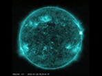 The image is taken from the solar-flare related video posted by Nasa.(Instagram/@nasa)